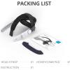 imageBOBOVR E3 Head StrapCompatible with Meta Quest 33S Rear Balance SystemAdjustable 70g Weight Block