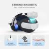 imageBOBOVR M3 Pro Battery Pack Head Strap Accessories Compatible with Meta Quest 3Quest 3SReduce Facial StressMagnetic Battery Swap Design