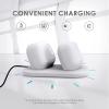 imageBOBOVR Twin Charger Dock Combo for B2 Battery PackM3 Pro Head StrapUltraThin Design Magnetically Supply Power to 2 B2 Battery PacksWhite